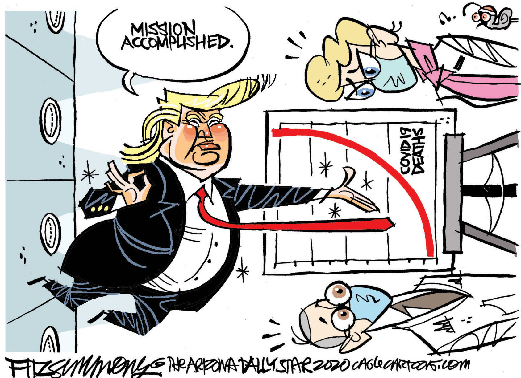 Daily Fitz Cartoon: Mission Accomplished